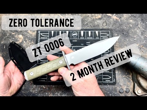 2 months review of the Zero Tolerance ZT0006 fixed blade knife