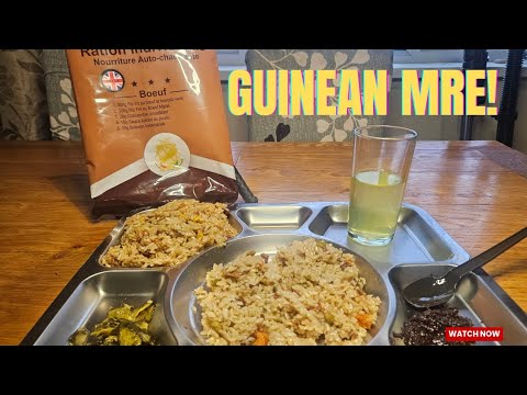 West African Guinean Forces 12hr Mre ration pack |  Military Mre taste test food review