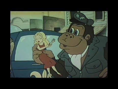 Donkey Kong Banana Bikers Saturday Supercade 1983 cartoon video preview