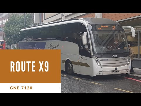Advent Calander Day 17: Route X9: BX65 WDA/7120-Volvo B11RT/Caetano Levante