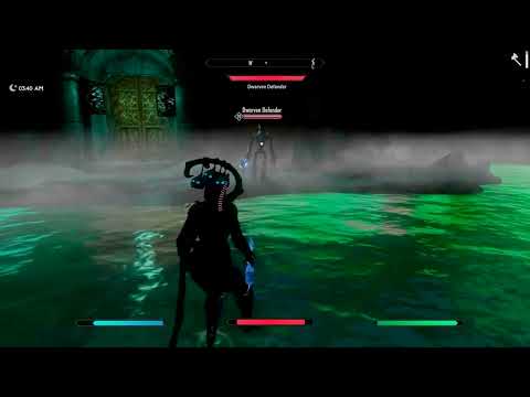 "Epic Combat In Dwemer Ruins..."