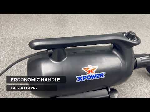 XPOWER A-16 Professional Car Dryer Blower Video