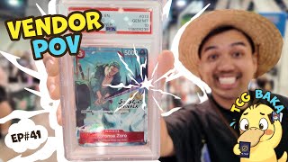 $24,000 POP 14 WINNER ZORO | Vegas Collect-A-Con | One Piece TCG Vendor POV EP 41