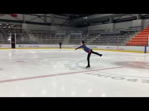 Alan Fang gold skating skills 