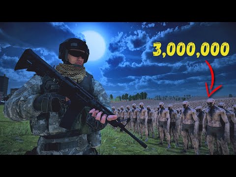 Modern Soldiers vs 3,000,000 Zombies - UEBS 2
