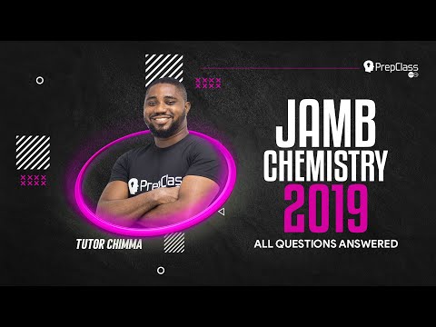 Q16 - Q20 JAMB CHEMISTRY 2019 PAST QUESTIONS DESTROYED!!!