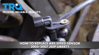 How to Replace ABS Speed Sensor 2005-2007 Jeep Liberty