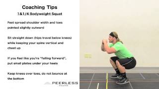 251. 1&1/4 Bodyweight Squat