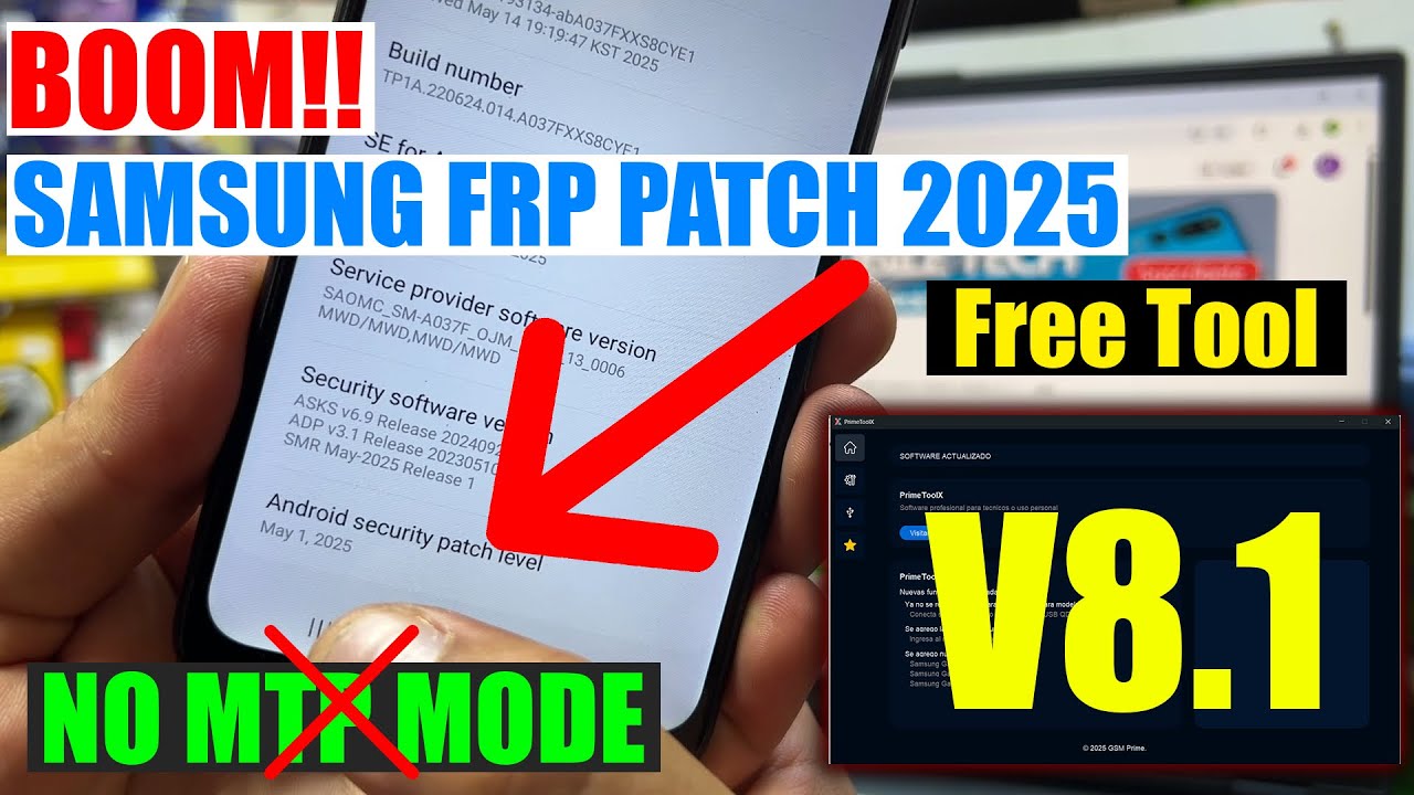 Samsung FRP BYPASS New FRP Unlock Tool Android 13/14/15/16 Google Account Remove
