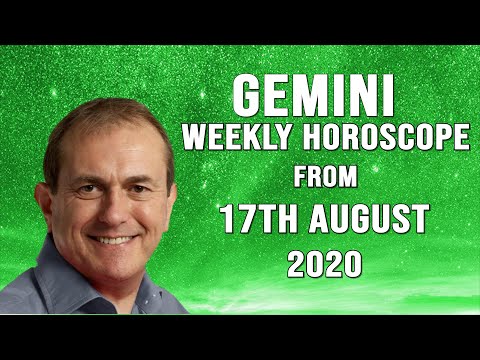 Gemini Weekly Horoscope from 17th August 2020