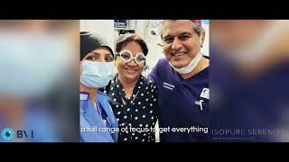 A surgeon's choice for a surgeon's family member: ISOPURE SERENITY premium monofocal IOL