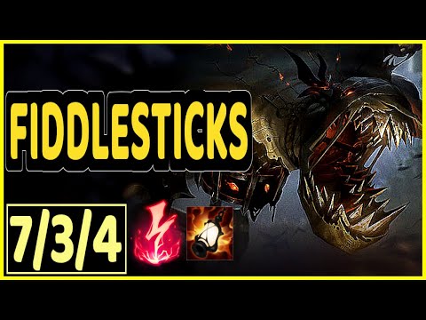 FIDDLESTICKS VS MASTER YI - 7/3/4 KDA JUNGLE GAMEPLAY