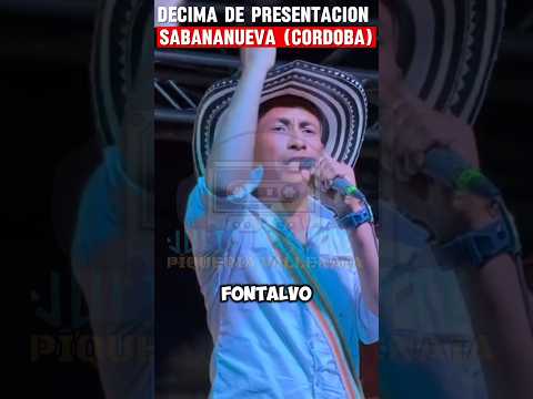 Jailer Fontalvo, repentista de Tenerife (Magdalena) #art #decima #espinela