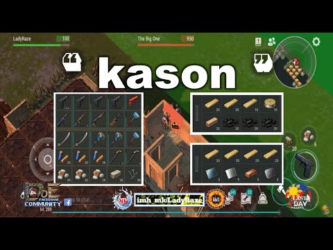 "kason" using tanning rack to block | REVENGE RAID - Last day On Earth: Survival