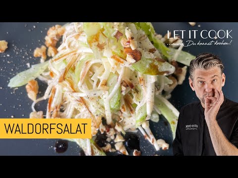 Klassischer Waldorf Salat einfach und lecker