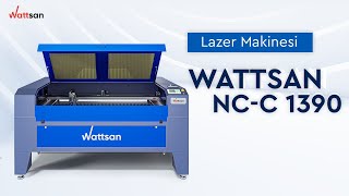 METAL KESEBİLEN CO2 LAZER MAKİNESİ WATTSAN NC-C 1390