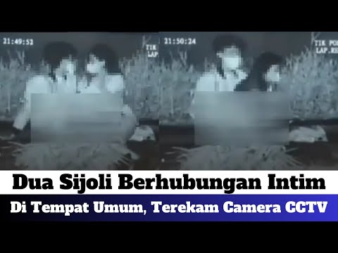 Pasangan Remaja Terekam Camera CCTV Sedang Mesum Di Tempat Umum