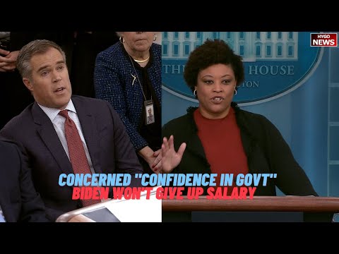 Budget Dir More Concerned 'Confidence In Govt', Biden Won't Give Up Salary Because Theater