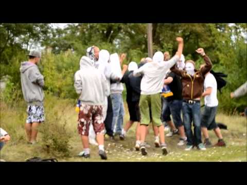 Kibice Startu Radziejów na wyjeździe + hardbass.