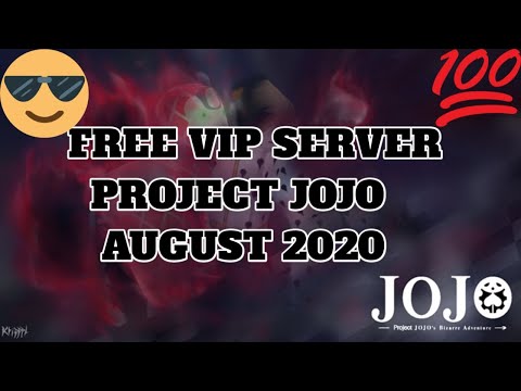 Roblox Project Jojo Vip Server