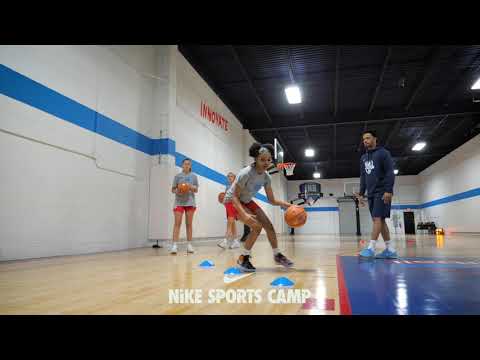 Nike Basketball Camp - Three Cone Crossover Drill