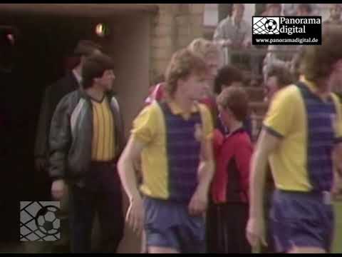 Mannschaftseinlauf 1. FC Lok Leipzig - FC Aarau, Saison 1988/89 - www.panoramadigital.de