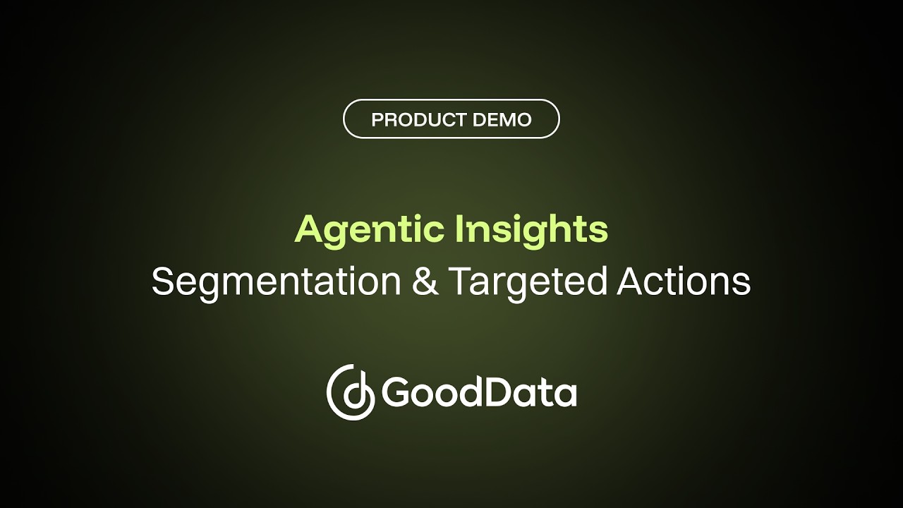Agentic Insights | Segmentation & Targeted Actions with GoodData