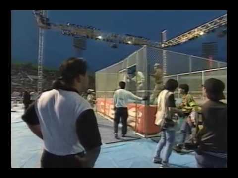 FMW Vader vs Ken Shamrock No ropes Cage REAL Shootfight