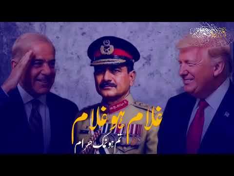 Tum dushman-e-islam tum ho, namak haraam, munafiq, napaak fauj, ghulam ho, ghulam. Ibrahim Inqilabi.