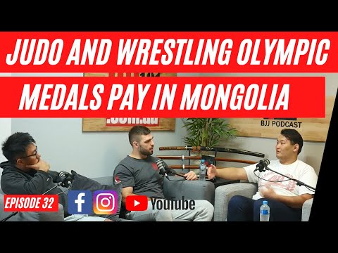 JUDO AND WRESTLING OLYMPIC MEDALS PAY IN MONGOLIA