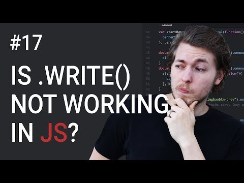 17 Document Write Deletes Content In Javascript Learn Javascript Front End Programming