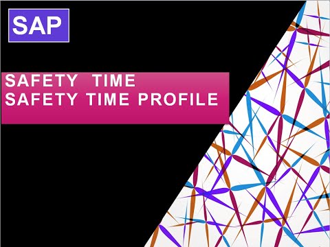 SAP-PP_MRP2-Net-Requirement-English|Safety time | Safety time Profile | SAP PP | SAP Demo