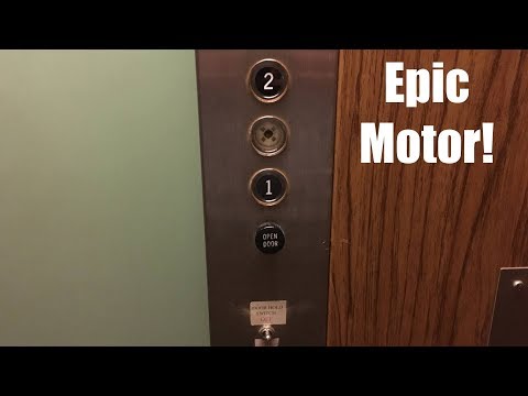 (Epic Motor) Vintage 1972 Otis Hydraulic Elevator @ The Weinhardt Building, Ladue, MO