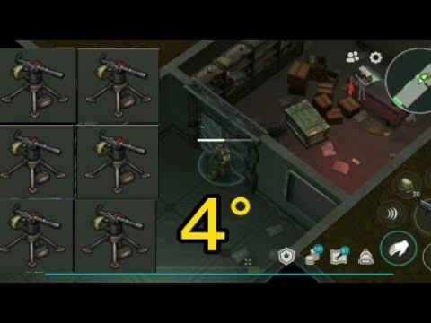 Limpando 4° andar bunker A e destruindo 6 torretas - Last Day On Earth