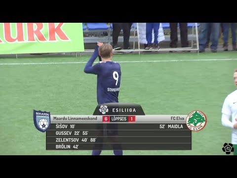36. voor 2018: Maardu Linnameeskond - FC Elva 6:1 (4:0)