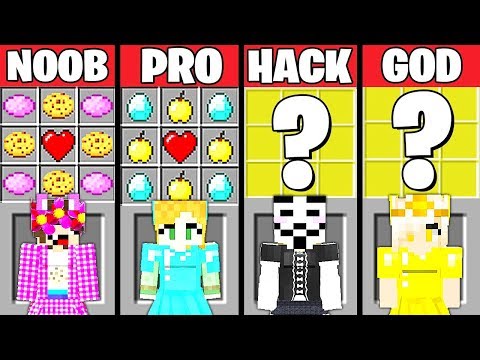 Minecraft Battle: SUPER GIRL CLOTHES CRAFTING CHALLENGE - NOOB vs PRO vs HACKER vs GOD ~ Animation