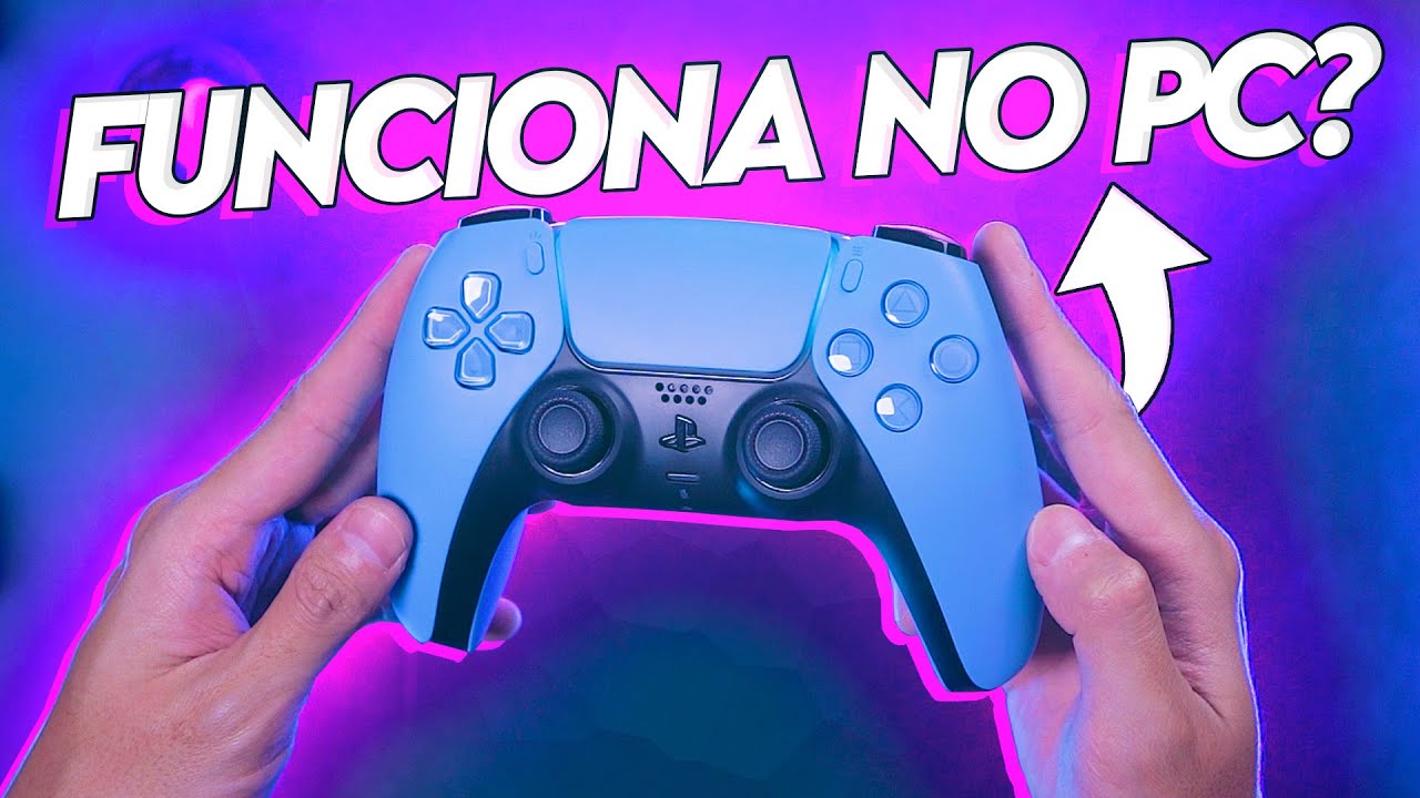 O CONTROLE do PS5 funciona no PC/NOTEBOOK? Review do DualSense!