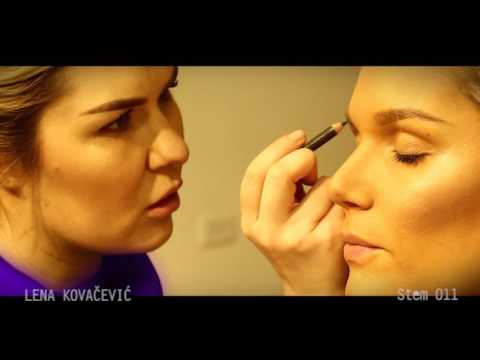 Lena Kovacevic - making of hairstyle & makeup