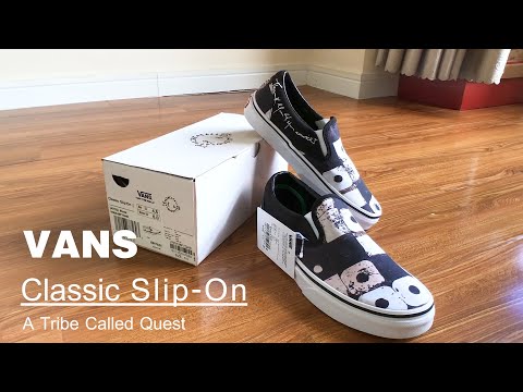 VANS Classic Slip On A Tribe Called Quest - Giày Vans TWO TRIBES UNITE