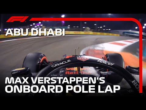 Max Verstappen's Pole Lap | 2021 Abu Dhabi Grand Prix | Pirelli