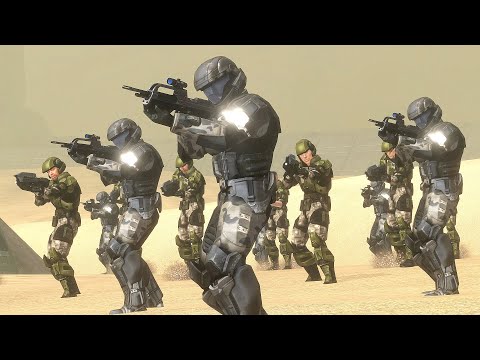 UNSC vs COVENANT - HALO 3 NPC Wars #17