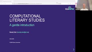Maciej Eder: Computational Literary Studies: A gentle introduction.