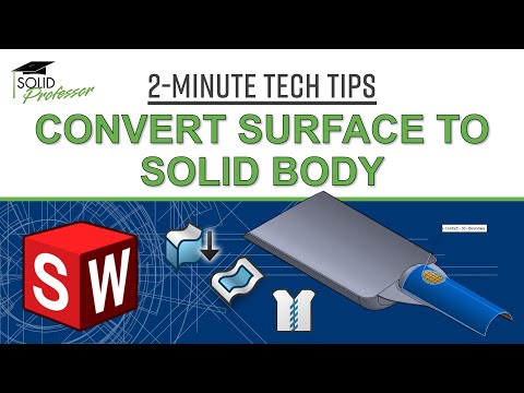 Convert SOLIDWORKS Surface to Solid (3 Methods)