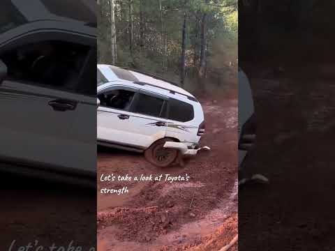 Toyota land cruiser prado off-road performance | land cruiser prado crash test #prado #offroad