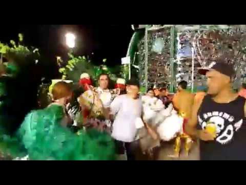 Mestre sala e porta bandeira mancha verde Thiago e Mirian