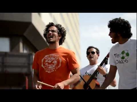 El Zabaleen live street performance in Zamalek