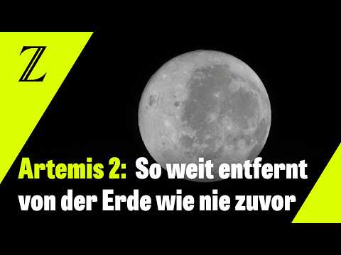 Video Thumbnail: Artemis 2 live: Orion kurz vor dem Mondvorbeiflug