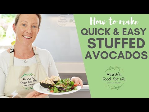 How to make QUICK & EASY STUFFED AVOCADOS | Fiona's Food for Life