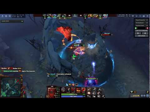 Dota 2  (Aegis Steal moments) Roshan Fight