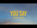 Lauren Daigle - You Say | Piano Karaoke [Lower Key of D]